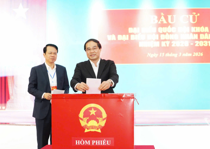 Thái Nguyên: Tưng bừng ngày hội bầu cử đại biểu Quốc hội Khóa XVI và HĐND các cấp, nhiệm kỳ 2026 - 2031